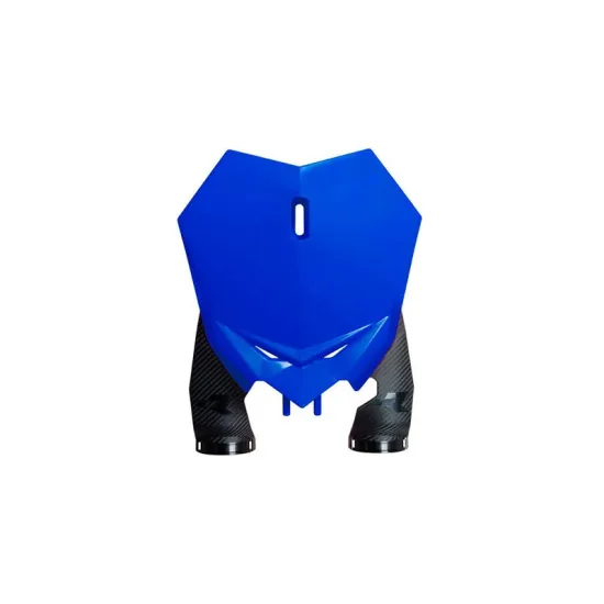 RTECH FRONT NUMBER PLATE  WITH TRIPLE CLAM PROTECTORS - R-TBBETBL0021