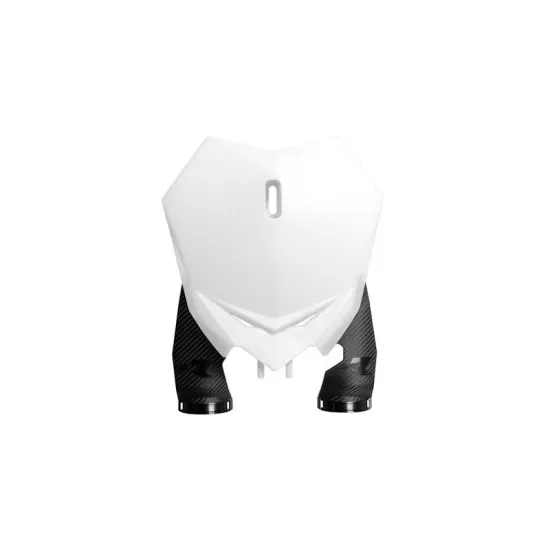 RTECH FRONT NUMBER PLATE  WITH TRIPLE CLAM PROTECTORS - R-TBBETBN0021