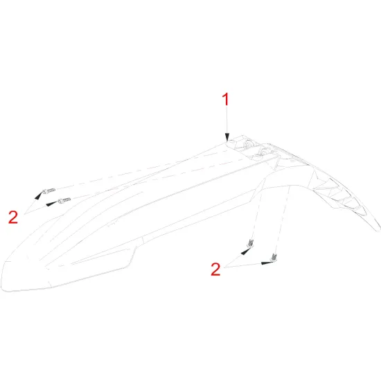 HENGJIAN front fender  S7-Z300-5-01 (1)