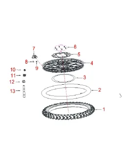 HENGJIAN front wheel axle  S7-Z300-6-13 (13)