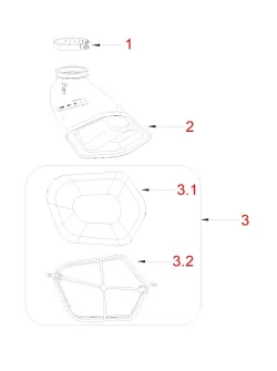 HENGJIAN air filter  S7-Z300-14-02 (2)