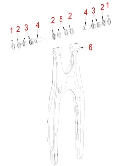 HENGJIAN swingarm(with linkage)  S7-Z300-16.1-06 (6)