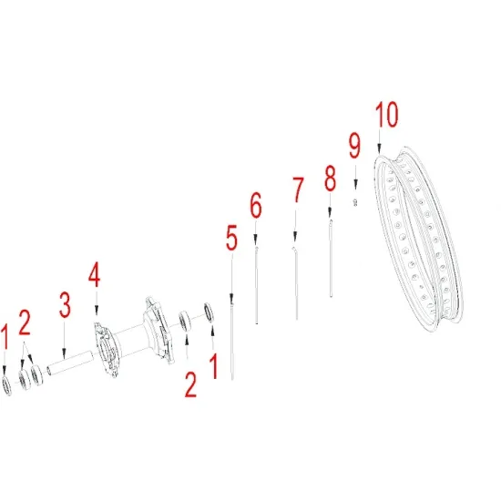 HENGJIAN rear wheel hub bearing 6005 S8-Z300-17-01-02 (2)