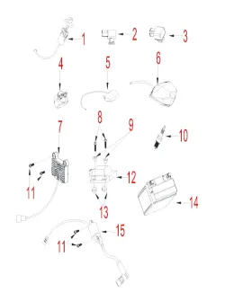 HENGJIAN ignition coil assy  S8-Z300-21-14 (15)