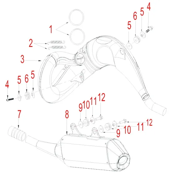 HENGJIAN exhaust pipe  S7-Z300-23-3 (3)