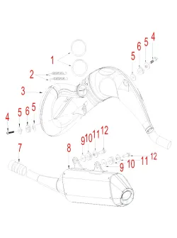 HENGJIAN muffler connecting pipe  S7-Z300-23-06 (7)