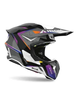 AIROH Motocross buk&oacute;sisak Twist 3 Hustle Gloss