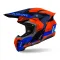 AIROH Twist 3 Motocross sisak Fancy Orange/Blue Gloss (TW3F32-XS)