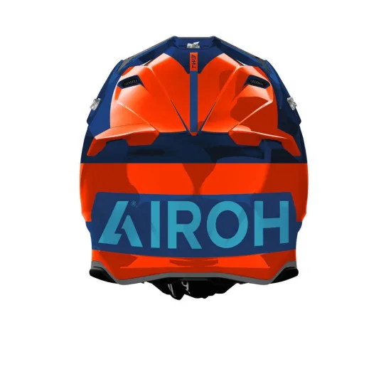 AIROH Twist 3 Motocross sisak Fancy Orange/Blue Gloss (TW3F3 #2