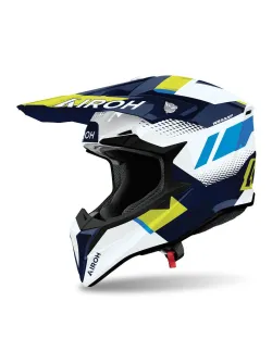AIROH Wraaap Vision Yellow/Blue Gloss (WRAV31-2XS)