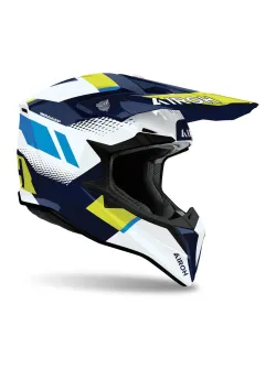 AIROH Wraaap Vision Yellow/Blue Gloss (WRAV31-2XS)