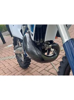 PRO-CARBON RACING KTM Exhaust Guard / Pipe Guard &ndash; Year 2024-2025 &ndash; 150 EXC &ndash; Standard Pipe + 150 XC-W 2024-2025