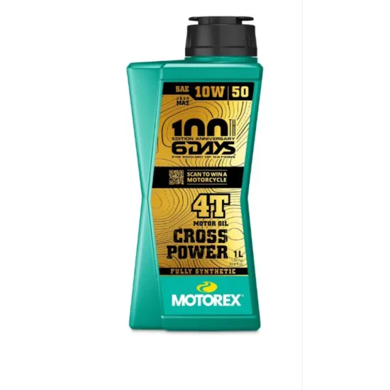 MOTOREX Cross Power 4T 10W-50 MA2 1L Six Days 311835REX