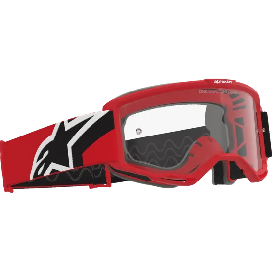 ALPINESTARS Vision OTG Goggle RED/BLK/WHT/CLR 5100726-3163
