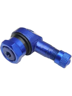 K&L SUPPLY 90&deg; Bend/Angled Valve Stem ALUM 10MM BLU 32-2993