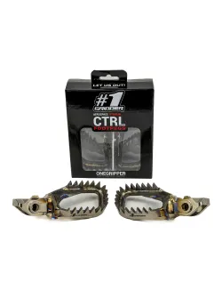ONEGRIPPER Ti-CTRL Footpegs - Mud-Free - KTM/HQV/GG/Beta OGFP-TiCTRL-0101-00