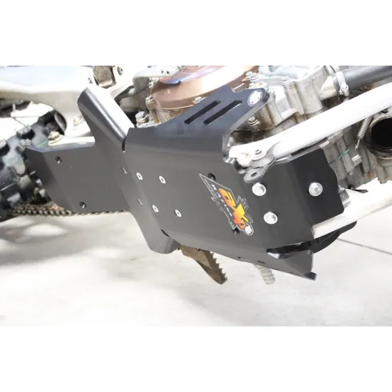 HDPE XTREM 8MM SKID PLATE & LINKAGE GUARD KTM HUSQVARNA SX XC TC TE TX 250 300 2014 - 2016