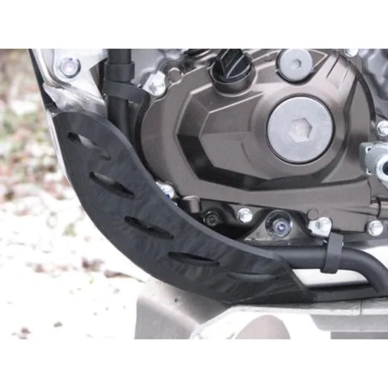 HDPE Black-Blue 6MM Skid Plate Yamaha YZ450F 2010-2013 - AXP #3