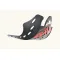 HDPE BLACK-RED 6MM SKID PLATE YAMAHA YZ450F 2014