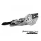 P-TECH Skid Plate with Exhaust Pipe & Linkage Guard for Beta Xtrainer 2015 - 2019 PK008B
