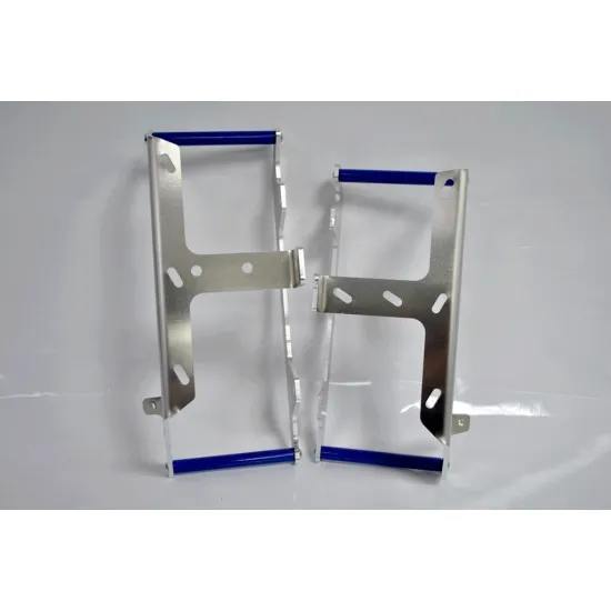 Radiator Braces Blue Yamaha YZ125 2002 - 2017
