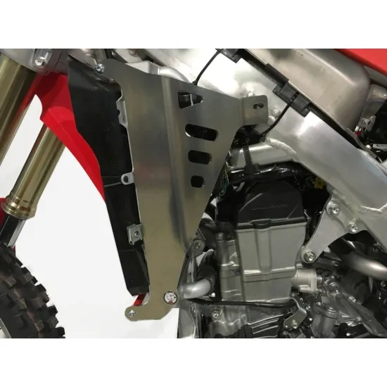 Red Radiator Braces for Honda CRF250R 2018 - AXP Racing
