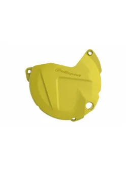 Polisport Clutch Cover Guard - Yellow - Husqvarna FC FE FX 250 350 (2014-2016)