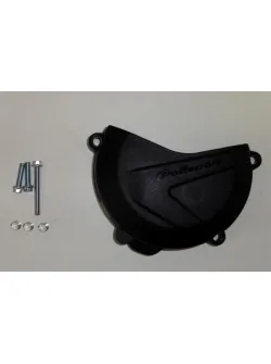 Clutch Cover Guard - Polisport - Black - For Husqvarna KTM FC FE 450 (2016-2018)