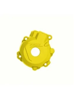 Yellow Ignition Cover Guard by Polisport for KTM & Husqvarna 250/350 (2012-2017)