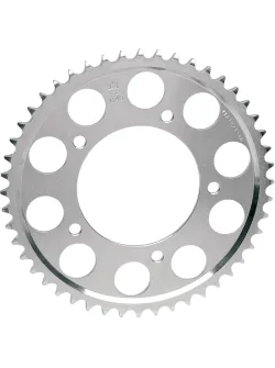 JT Sprockets JTR24.51 Rear Sprocket - 51 Teeth, 420 Chain, Carbon Steel, Silver