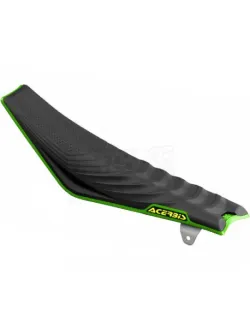 ACERBIS X-SEATS - HARD - KAWASAKI KXF 250 17/19 + 450 16/18 (BLACK * GREEN) AC 0021877