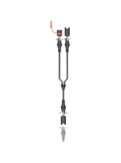 TECMATE CHARGER CABLE BLACK O15