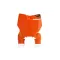 Acerbis Front Number Plates Raptor KTM 16-18