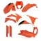 Acerbis Full Plastic Kit for KTM EXC/EXCF 12-13 - Black, Orange, Standard White