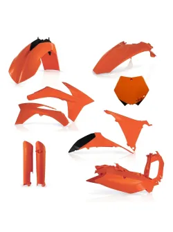 Acerbis Full Kit Plastic KTM SX 2011 - Black, Orange, Standard, White