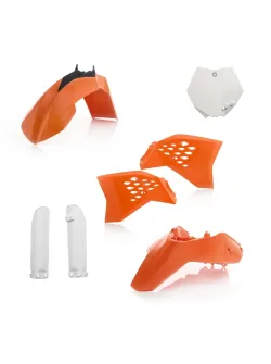 ACERBIS Full Kit Plastic for KTM SX65 2012-2015 (Black/White)