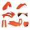 Acerbis Full Kit Plastics for KTM SX/SX-F 2015 - Black, Orange, White | Motorbike Parts
