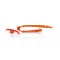 ACERBIS Chain Slider Kit for KTM EXC/EXCF 17/19 (Black & Orange) - AC 0022348
