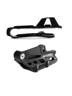 Acerbis Chain Guides + Chain Slider Set SX 85 - Black, Orange, White