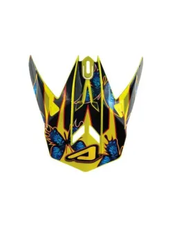 Acerbis Replacement Visor Butterfly - Blue/Yellow AC 0015906.248
