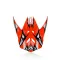 ACERBIS Atomic Helmet Visor - Available in Black, Blue, Orange, Red