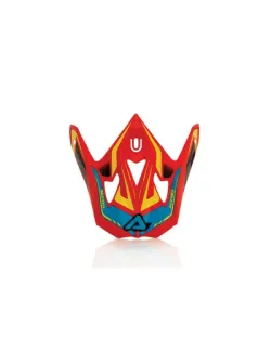ACERBIS VISOR IMPACT KRYPTONITE 16 - RED/YELLOW AC 0021637.346
