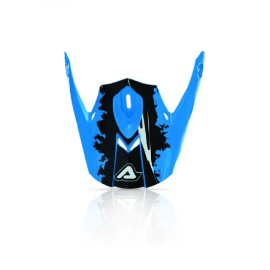 ACERBIS Visor Replacement for X-PRO Helmet (Blue/Yellow * White) AC 0016829