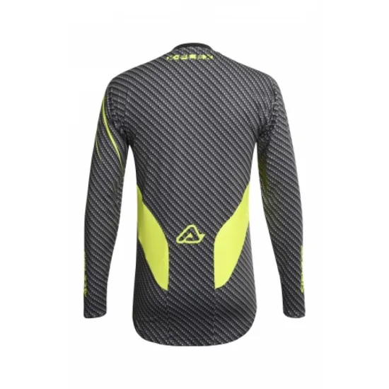 ACERBIS MX Carbon-Titan Jersey - Grey/Flo Yellow (S, M, L, X #1
