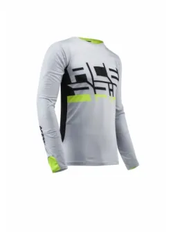 ACERBIS MX Iyengar Vented Jersey - Grey/Flo Yellow (S * M * XL * XXL) AC 0022901.290