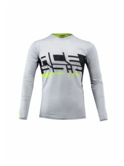 ACERBIS MX Iyengar Vented Jersey - Grey/Flo Yellow (S * M * XL * XXL) AC 0022901.290