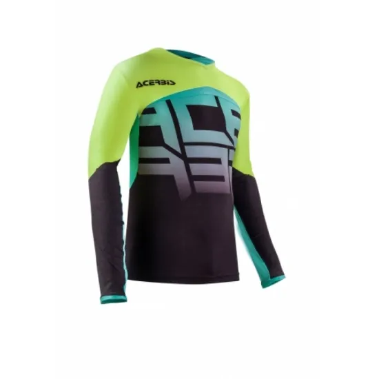 ACERBIS MX X-FLEX OMEGA JERSEY - BLACK/YELLOW (S, L, XL, XXL, XXXL) AC 0022694.318