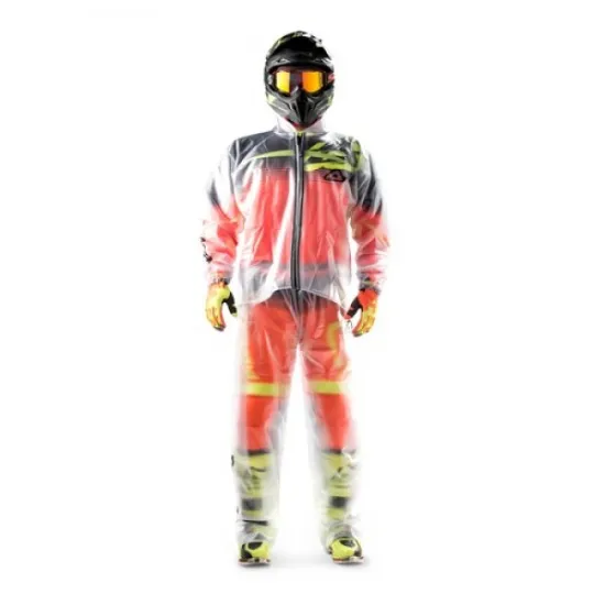 ACERBIS Transparent Rain Jacket 3.0 - Clear (S/M, L/XL, XXL, XXXL) AC 0022172.120