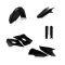 ACERBIS Full Plastic Kits for Husqvarna TE/FE 2016 - Black, Black/Yellow, Standard