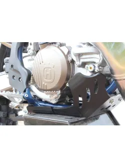 HDPE XTREM 8MM SKID PLATE & LINKAGE GUARD BLACK KTM HUSQVARNA 250SX 250XC 300XC TC250 TX300 2019 AX1504